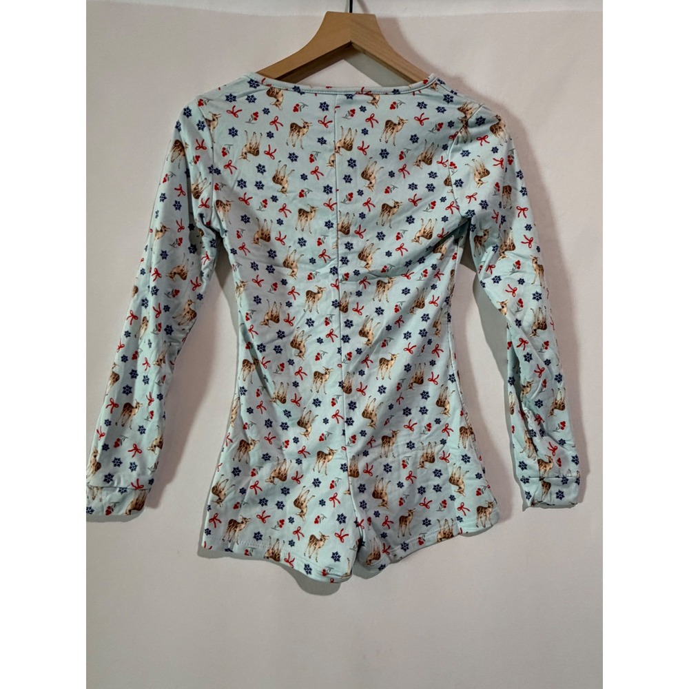 5B Style Fleece Lined Yummy Onesie Romper Small NWT New Cozy Loungewear Casual - Picture 6 of 7
